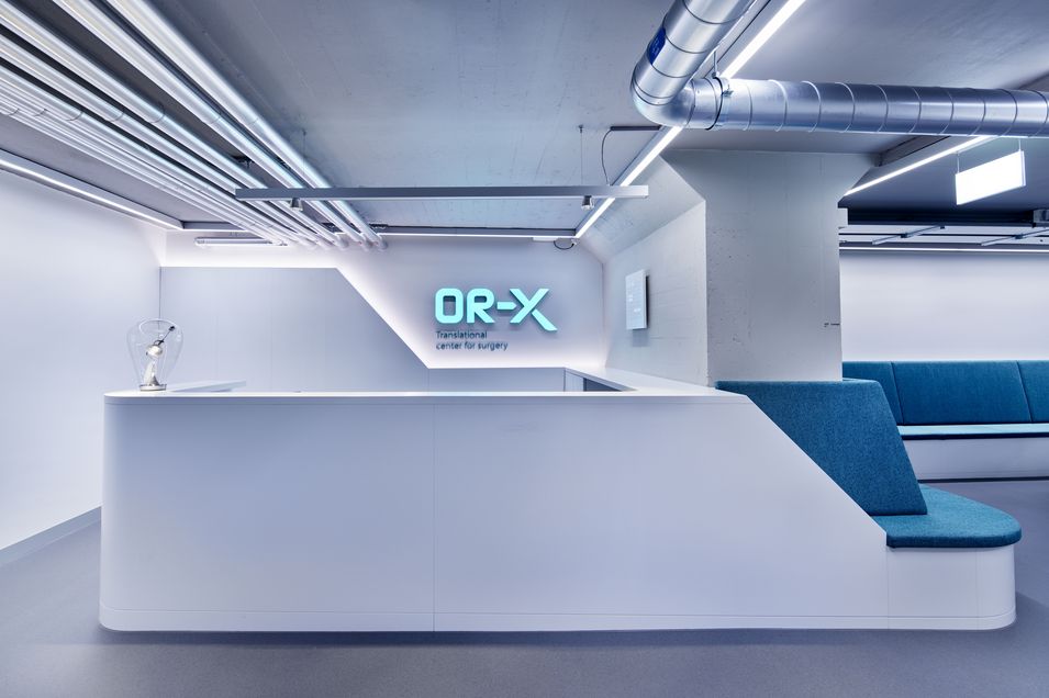 Reception desk of OR-X